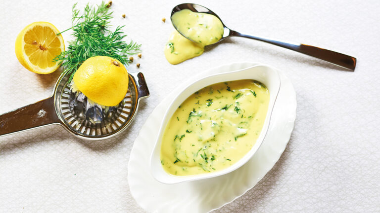 recette Mollers sauce maison beurre citron